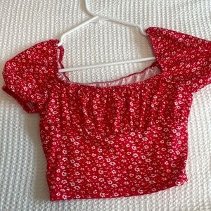 Never worn, red , xs